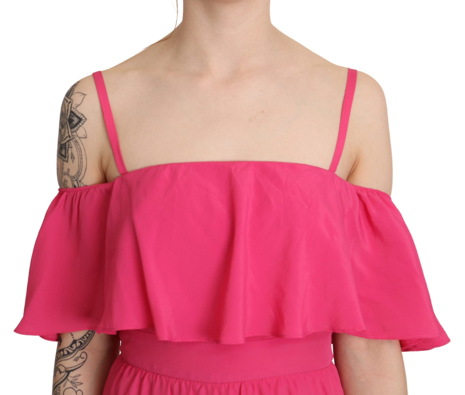 Liu Jo Elegant Off Shoulder A-Line Dress - Ora And Co.