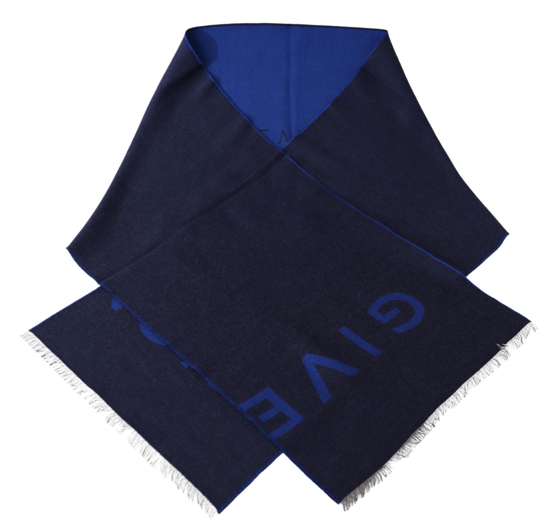 Givenchy Elegant Unisex Wool Silk Blend Scarf - Ora And Co.