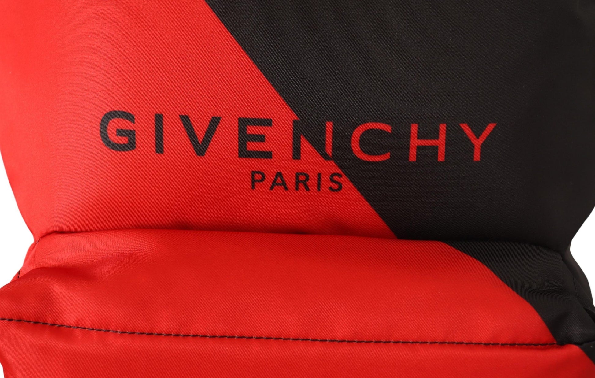 Givenchy Sleek Urban Backpack in Black and Red - Ora And Co.