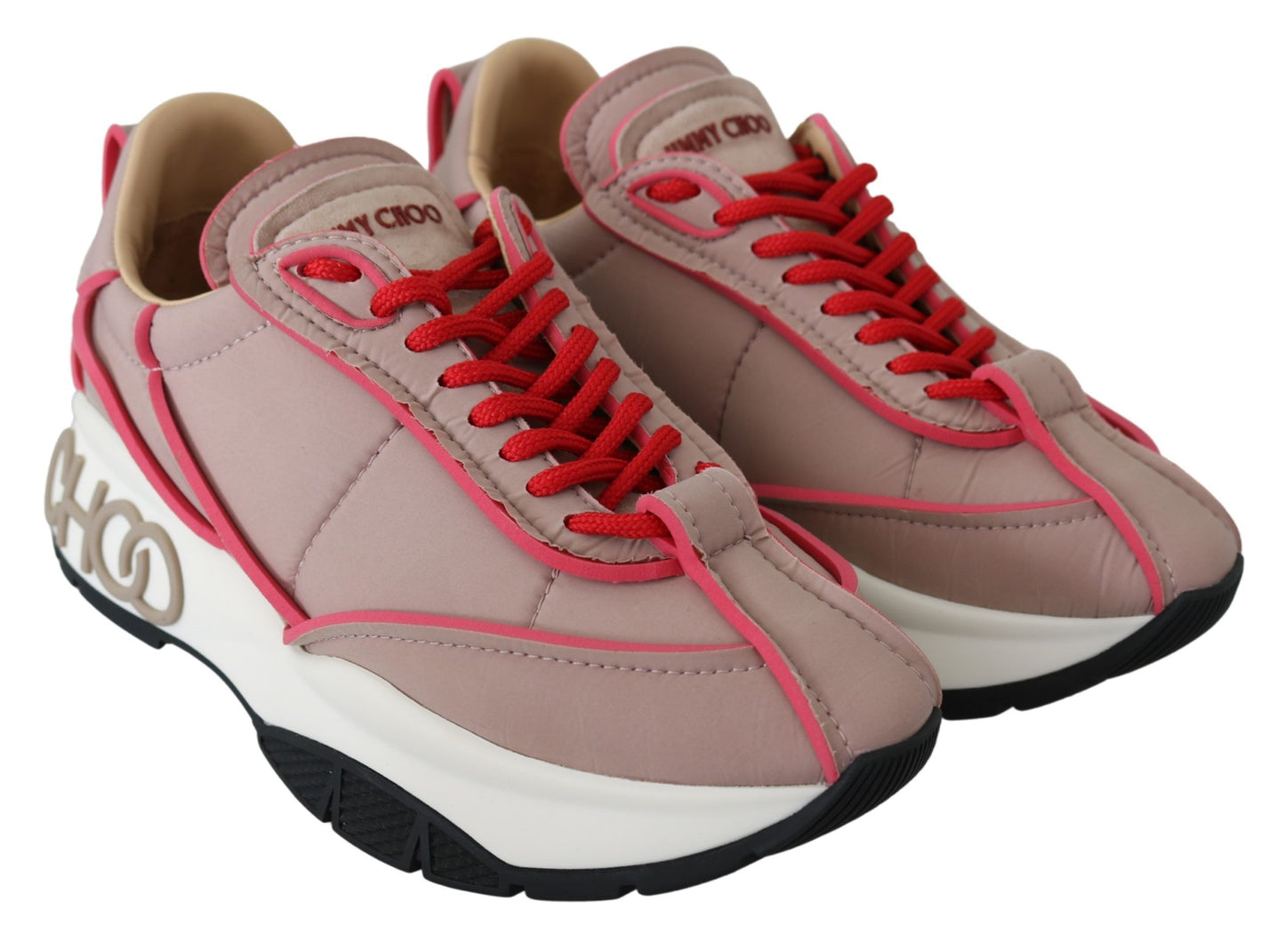 Jimmy Choo Ballet Pink Chic Padded Sneakers - Ora And Co.