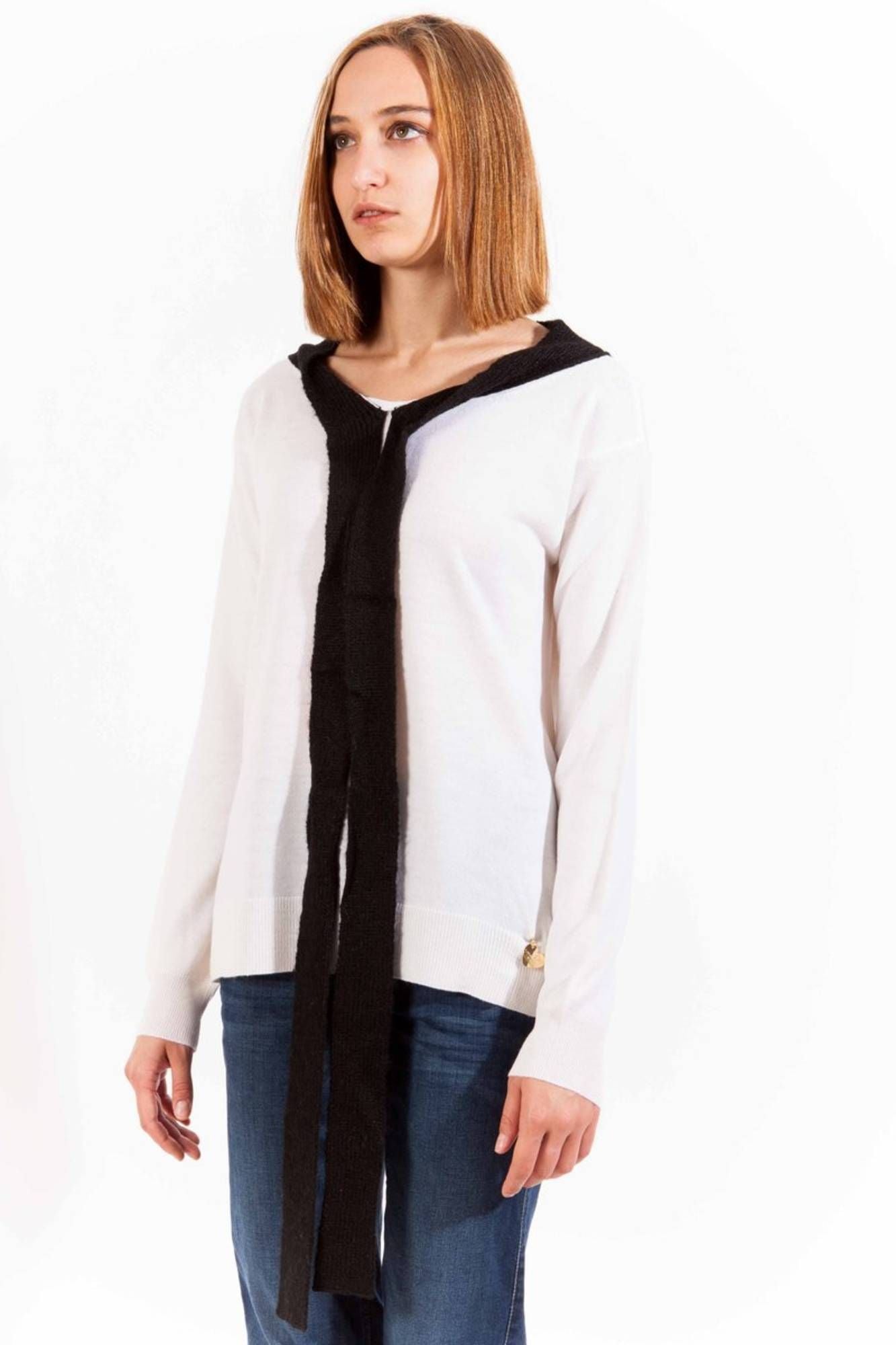 Love Moschino White Wool Women Sweater - Ora And Co.