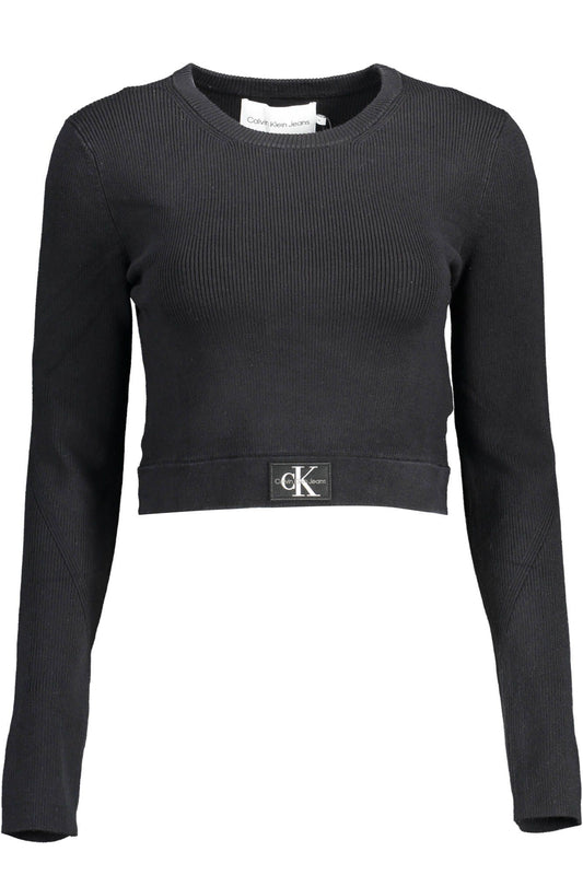 Calvin Klein Black Lyocell Women Sweater - Ora And Co.