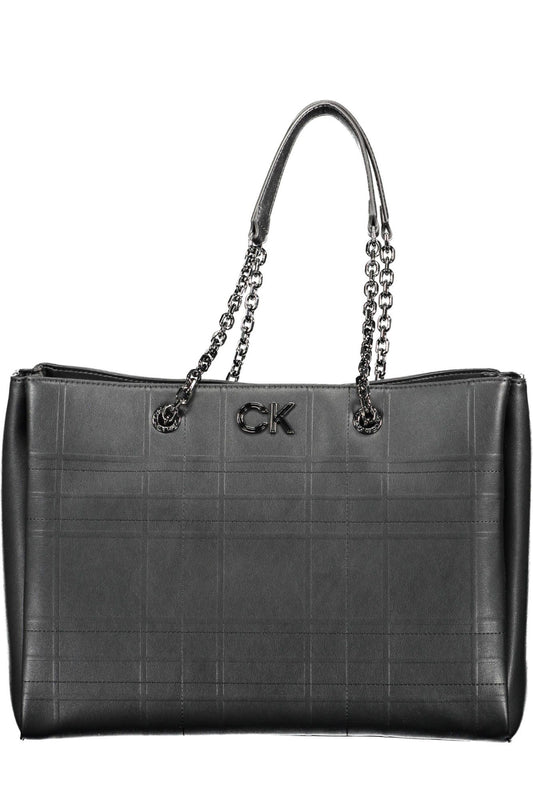 Calvin Klein Black Polyester Women Handbag - Ora And Co.