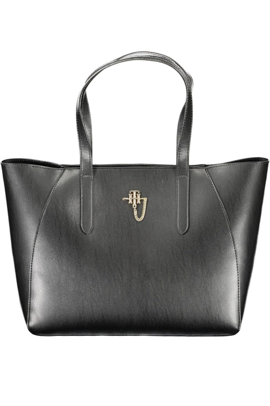 Tommy Hilfiger Black Polyethylene Women Handbag - Ora And Co.