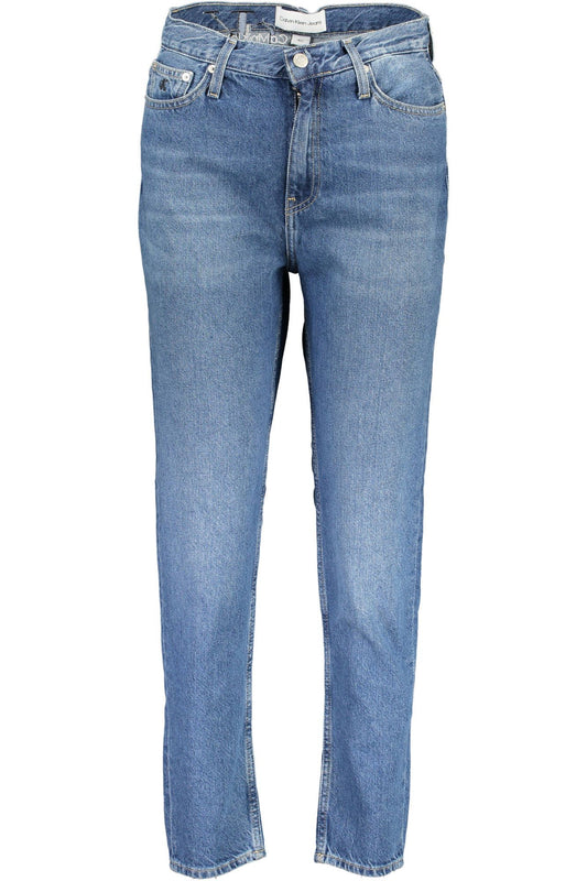 Calvin Klein Blue Cotton Women Jeans - Ora And Co.