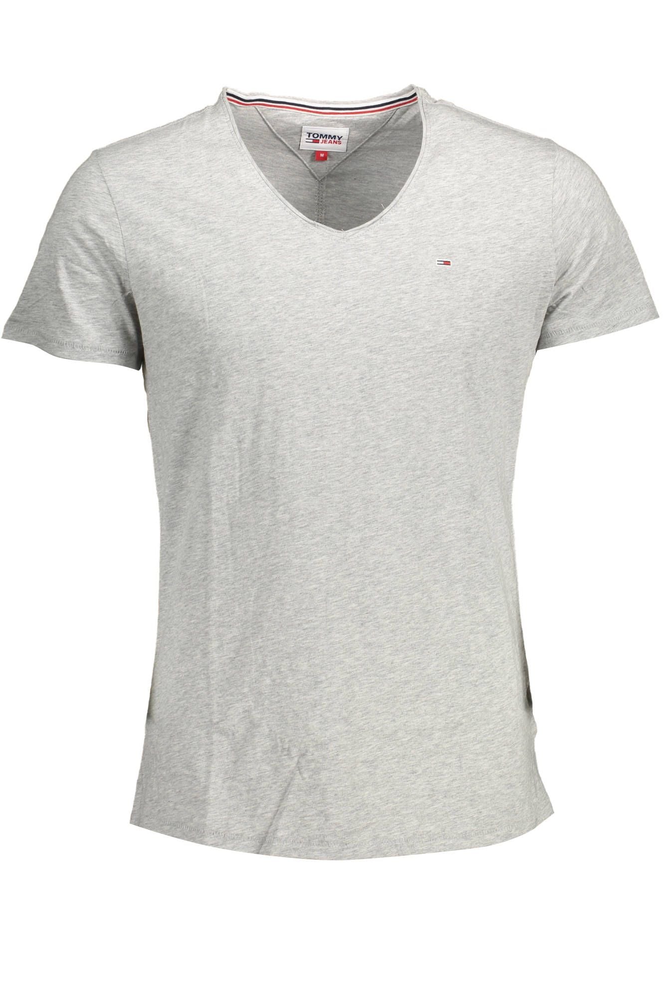 Tommy Hilfiger Gray Polyester Men T-Shirt - Ora And Co.