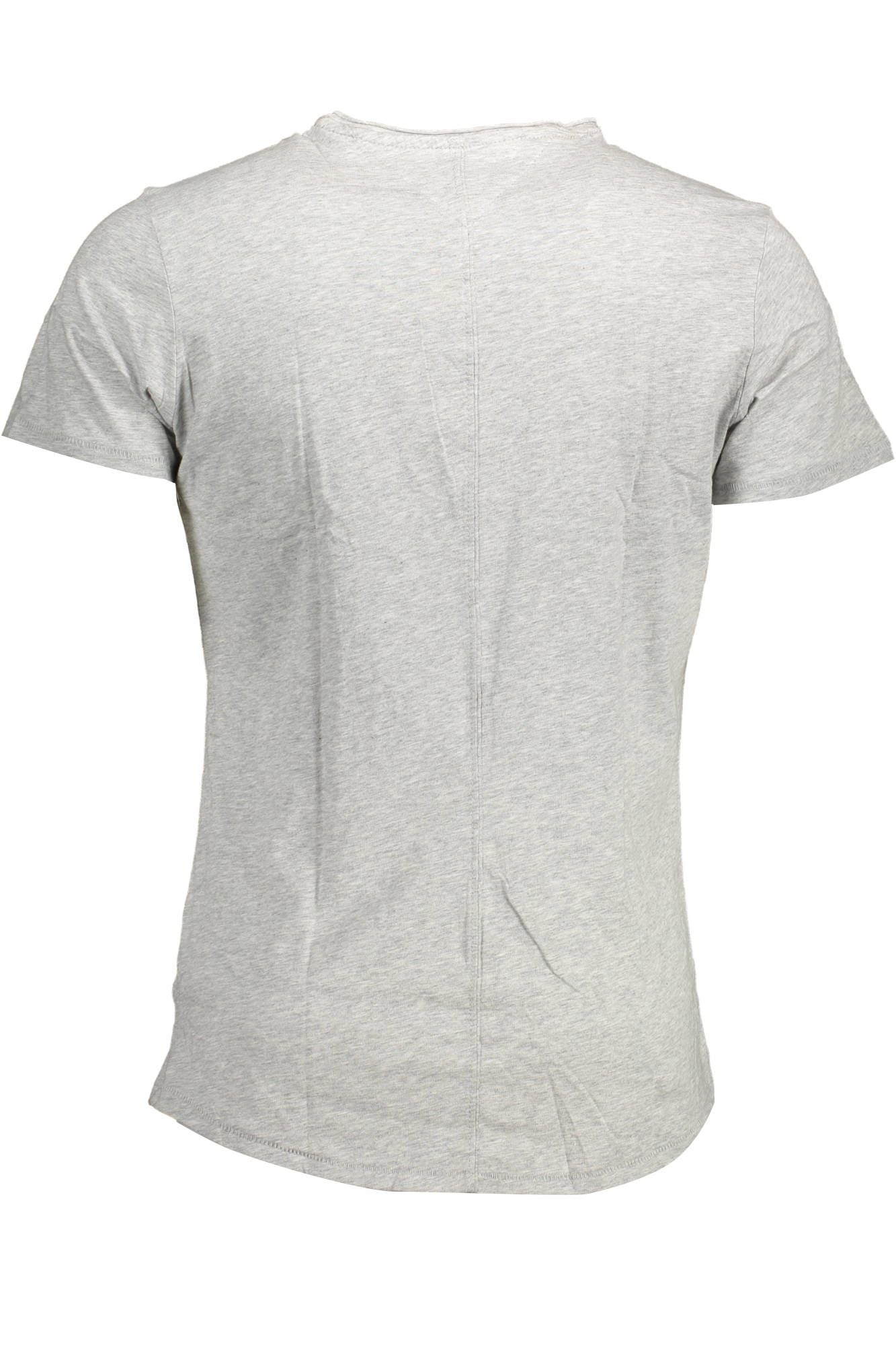 Tommy Hilfiger Gray Polyester Men T-Shirt - Ora And Co.