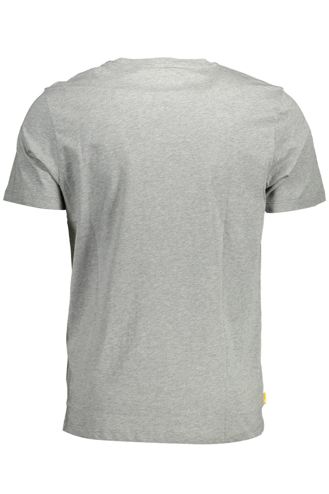 Timberland Gray Cotton Men T-Shirt - Ora And Co.