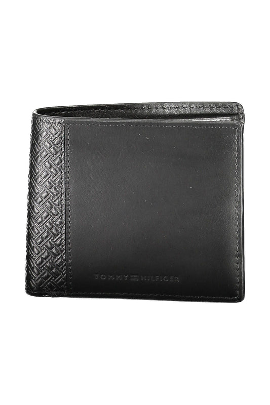 Tommy Hilfiger Black Leather Men Wallet - Ora And Co.