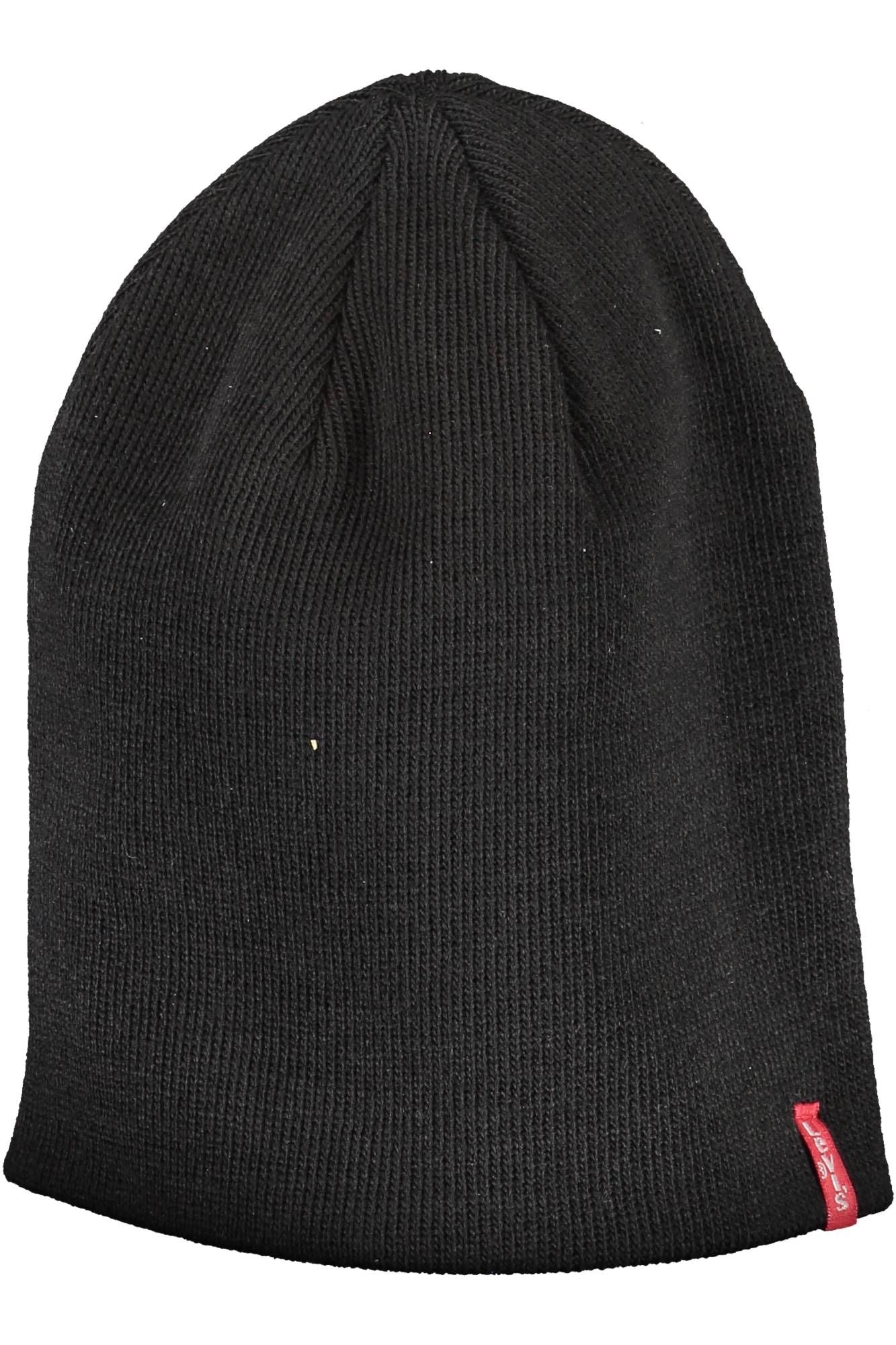 Levi's Black Acrylic Men Cap - Ora And Co.