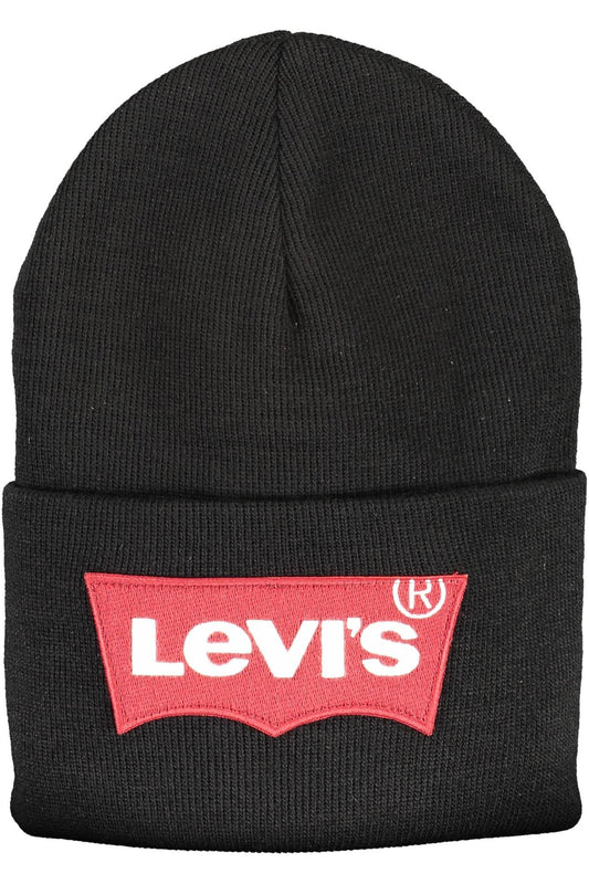 Levi's Black Acrylic Men Cap - Ora And Co.