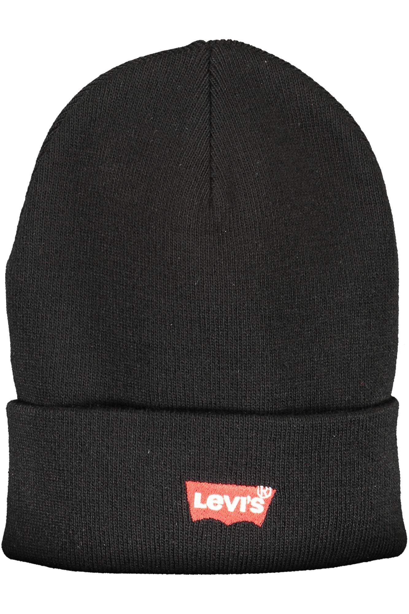 Levi's Black Acrylic Men Cap - Ora And Co.