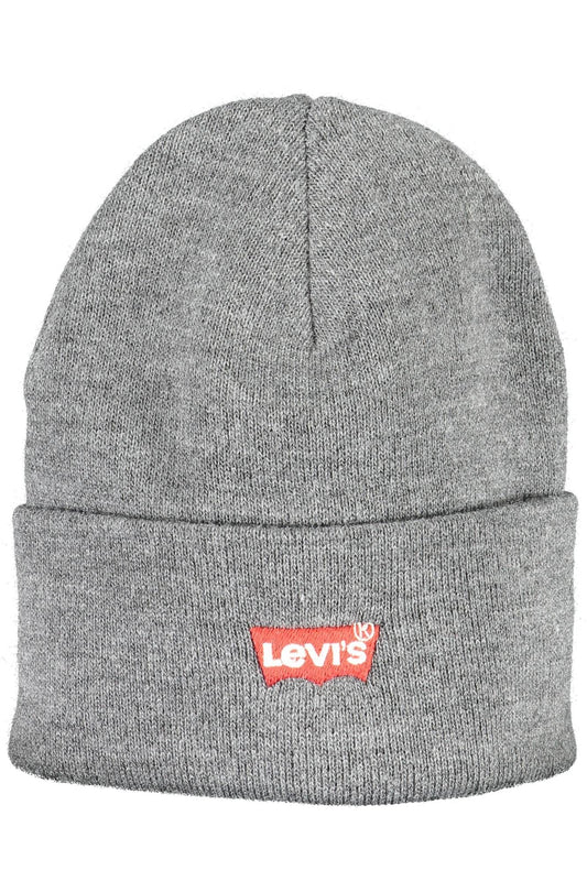 Levi's Gray Acrylic Men Cap - Ora And Co.