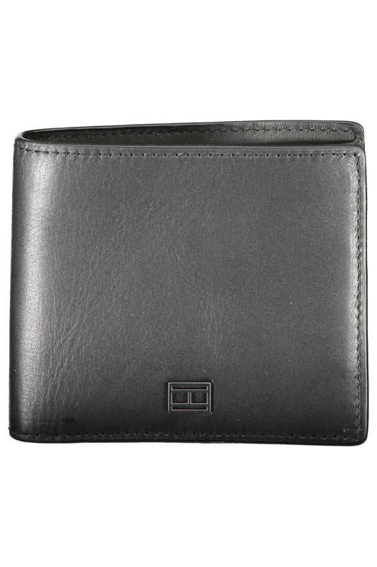 Tommy Hilfiger Black Leather Men Wallet - Ora And Co.