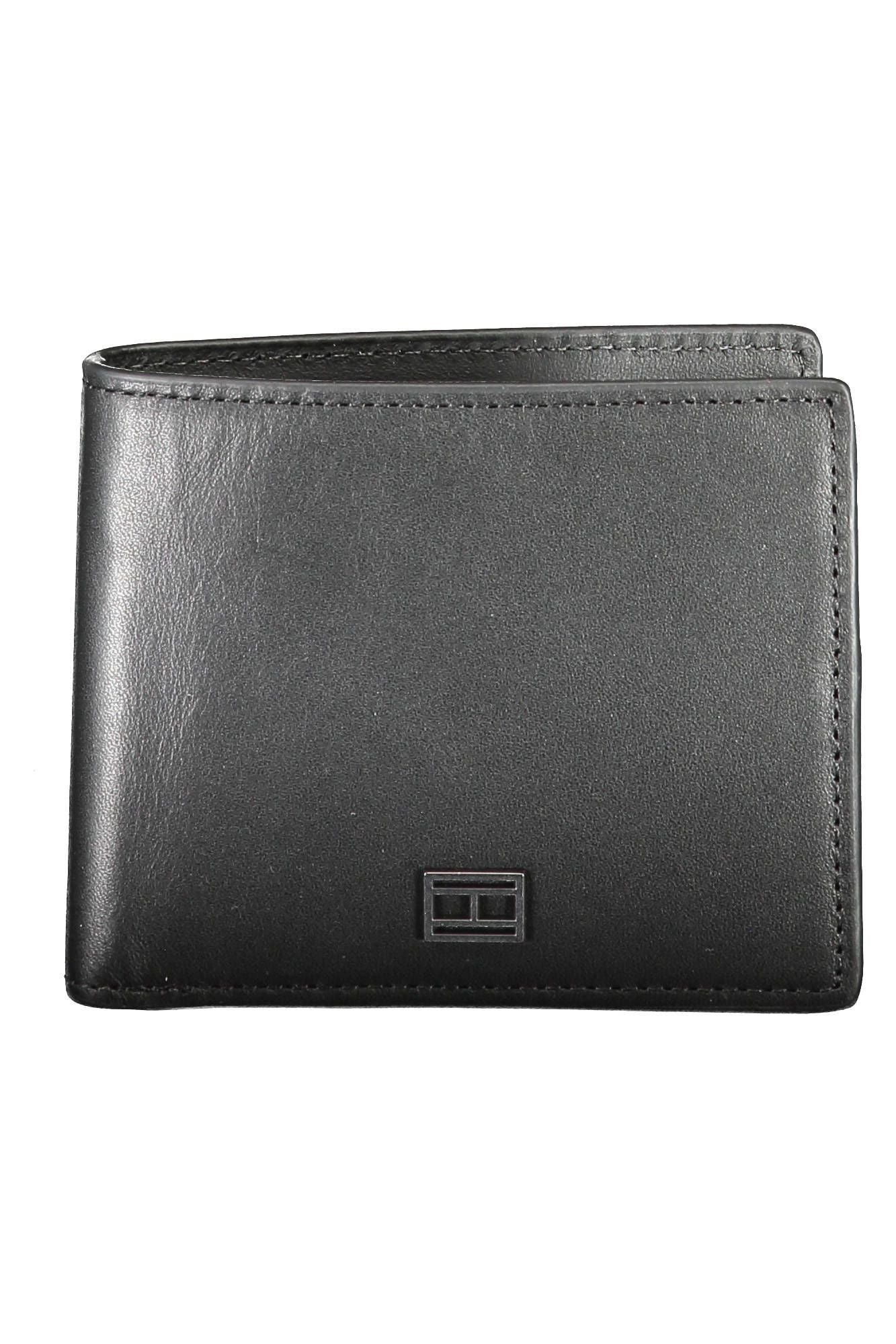 Tommy Hilfiger Black Leather Men Wallet - Ora And Co.