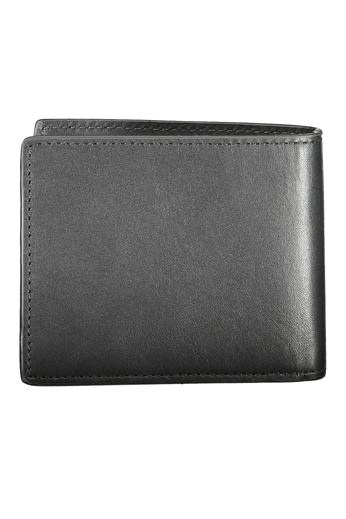 Tommy Hilfiger Black Leather Men Wallet - Ora And Co.