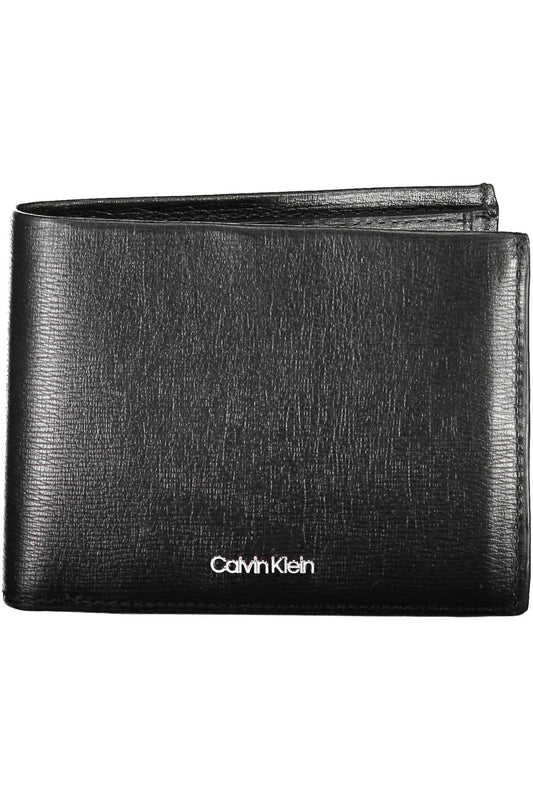 Calvin Klein Black Leather Men Wallet - Ora And Co.