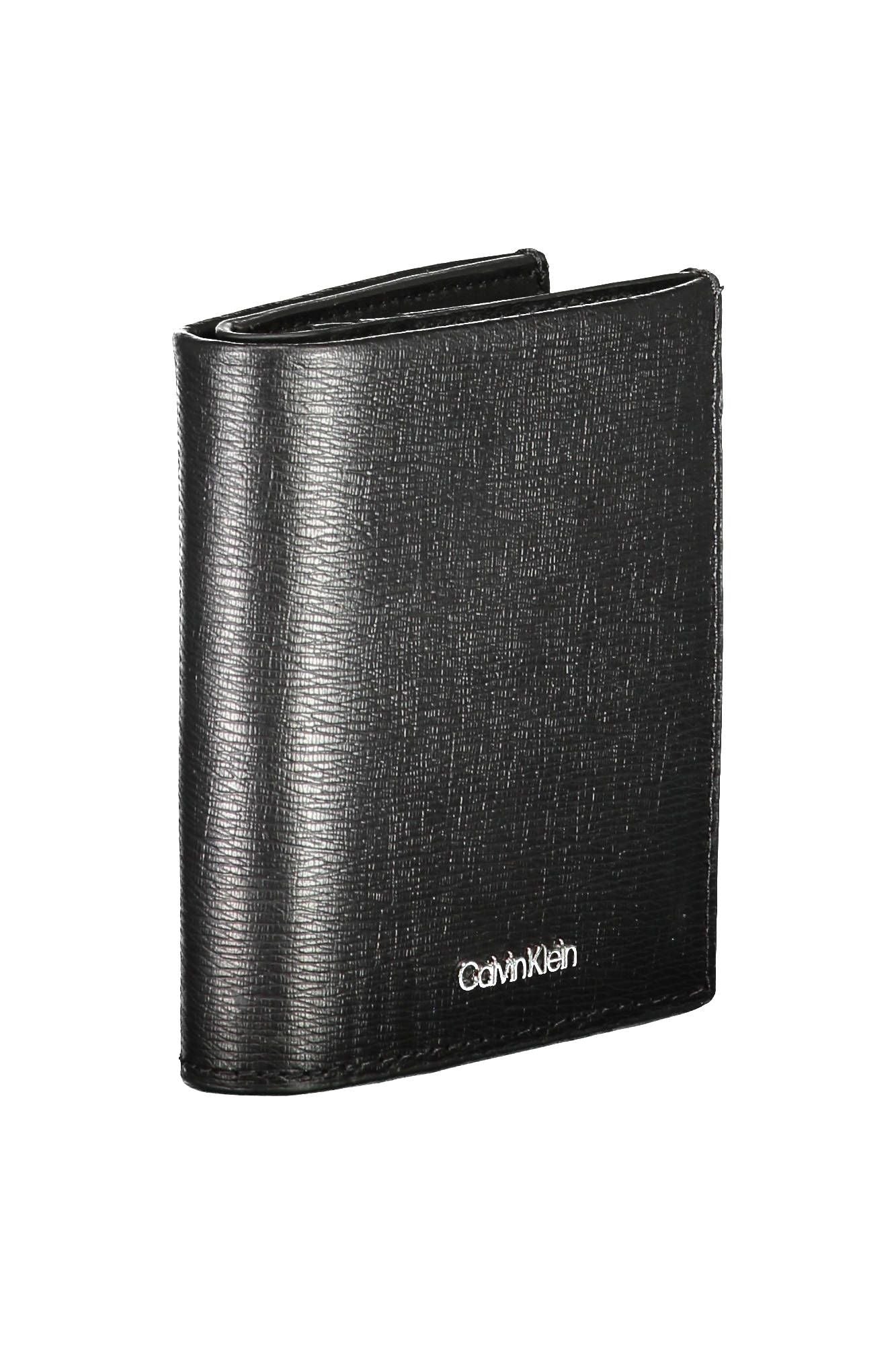 Calvin Klein Black Leather Men Wallet - Ora And Co.