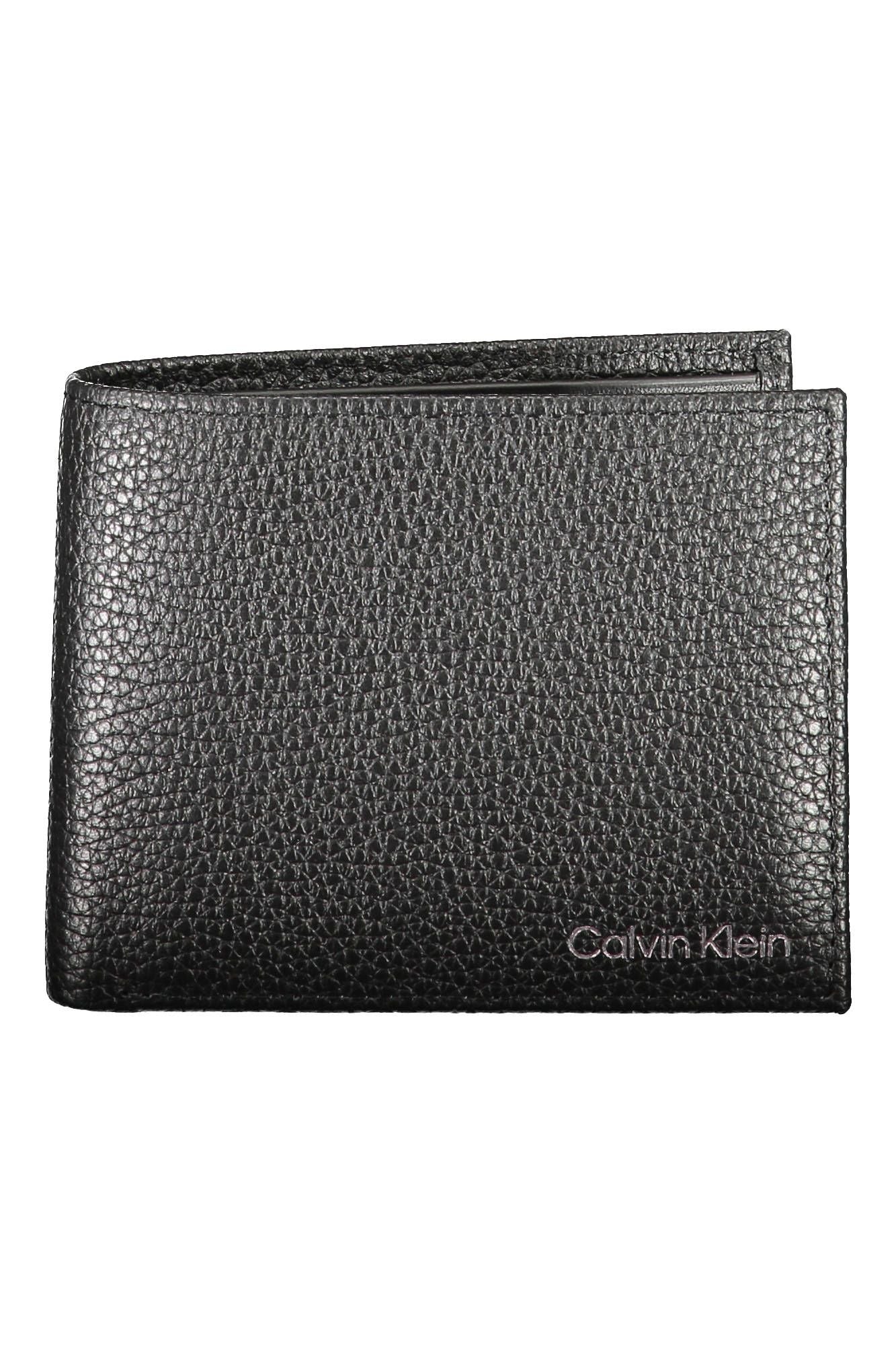 Calvin Klein Black Leather Men Wallet - Ora And Co.