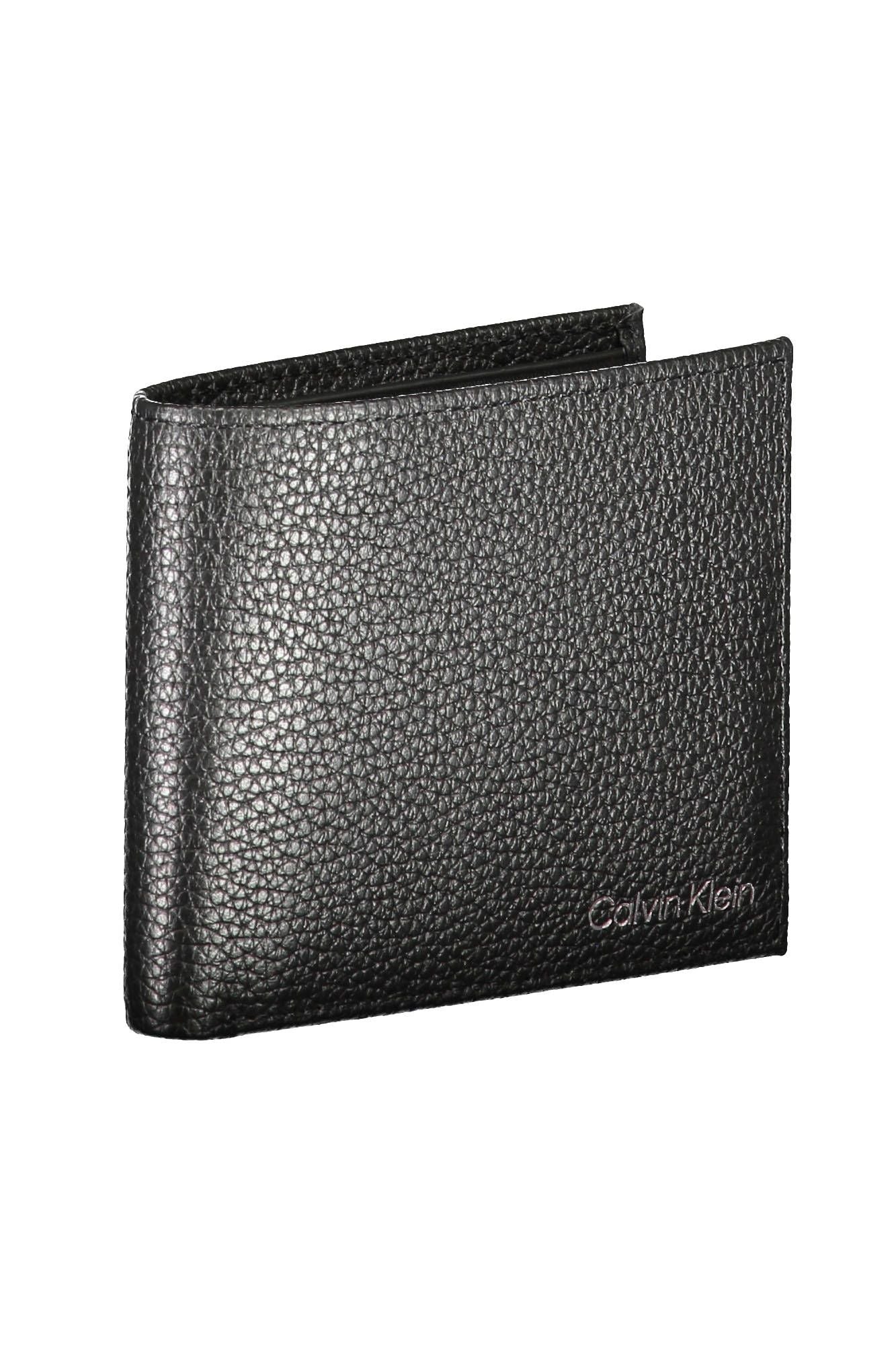 Calvin Klein Black Leather Men Wallet - Ora And Co.