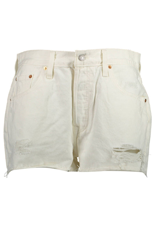 Levi's White Cotton Women Jeans - Ora And Co.