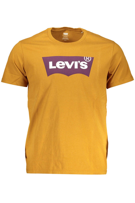 Levi's Brown Cotton Men T-Shirt - Ora And Co.