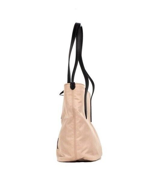 Burberry Small Rose Beige Logo Branded Econyl Nylon Tote Shoulder Handbag Purse - Ora And Co.