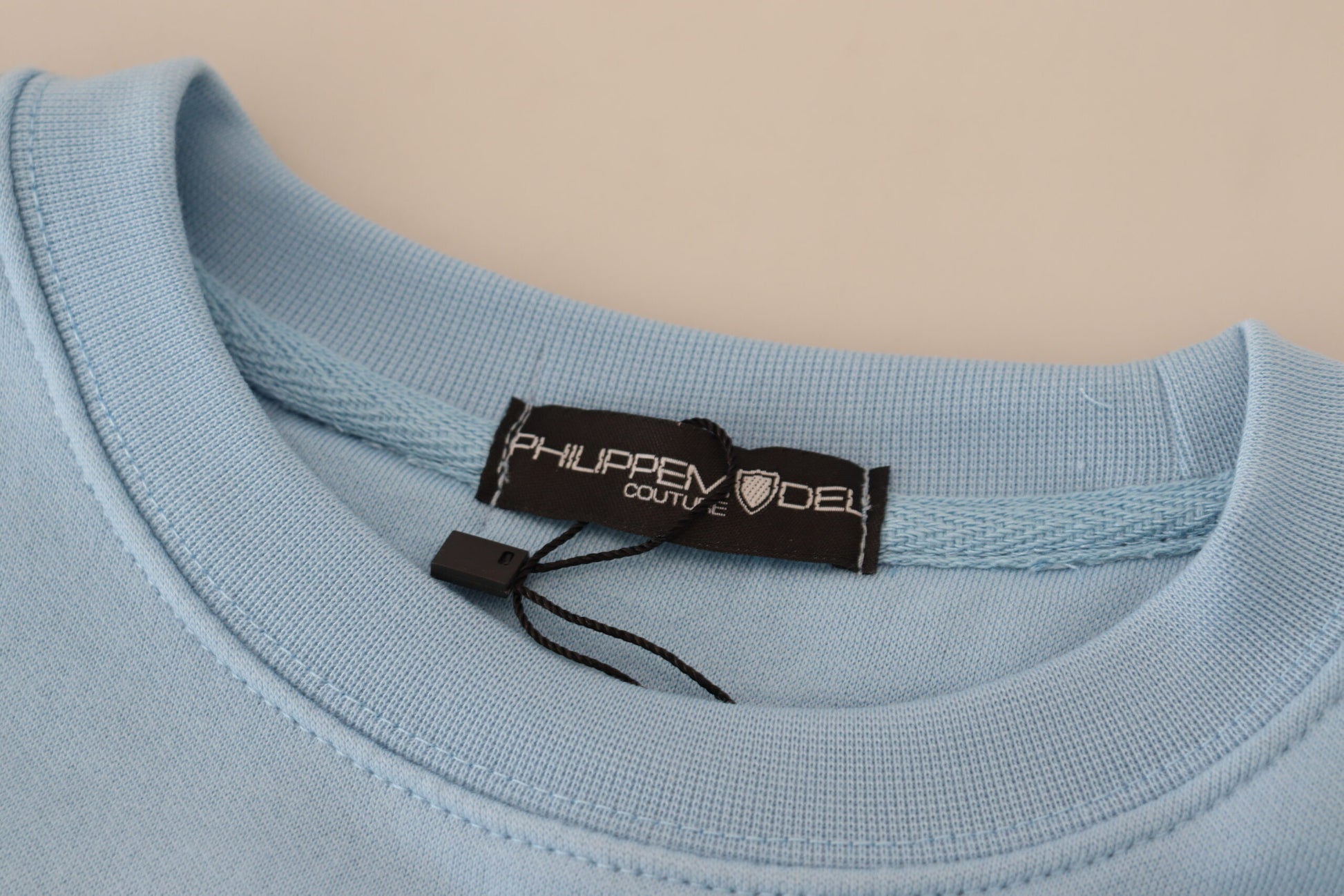 Philippe Model Elegant Light Blue Long Sleeve Sweater - Ora And Co.