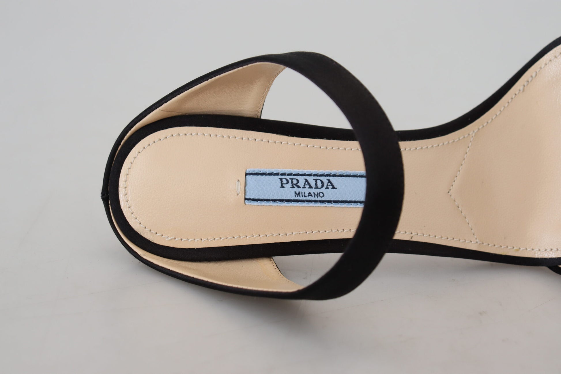 Prada Elegant Black Leather Heels Pumps - Ora And Co.