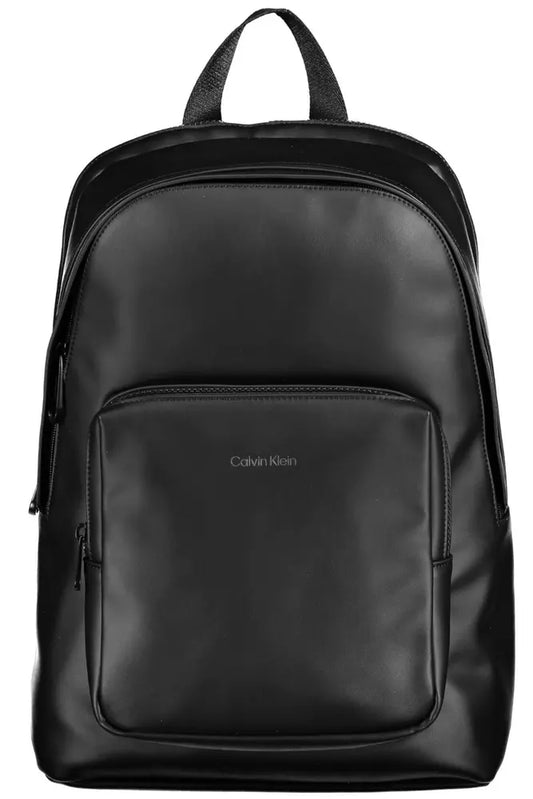 Calvin Klein Black Polyester Men Backpack - Ora And Co.