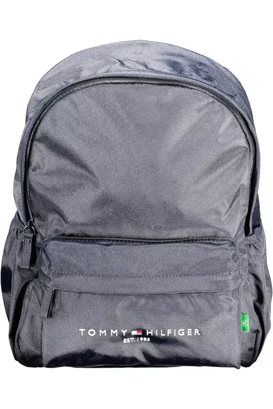 Tommy Hilfiger Blue Polyester Men Backpack - Ora And Co.