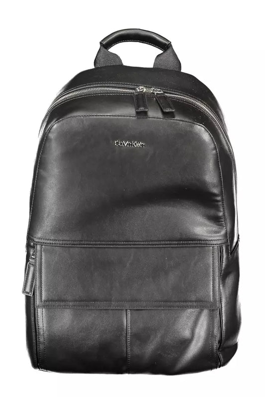 Calvin Klein Black Polyester Men Backpack - Ora And Co.