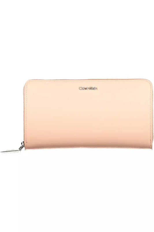 Calvin Klein Pink Polyethylene Women Wallet - Ora And Co.