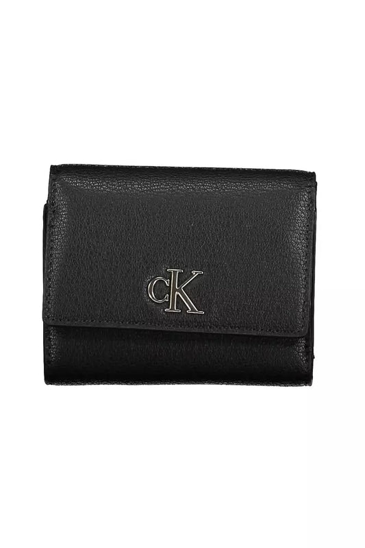 Calvin Klein Black Polyester Women Wallet - Ora And Co.