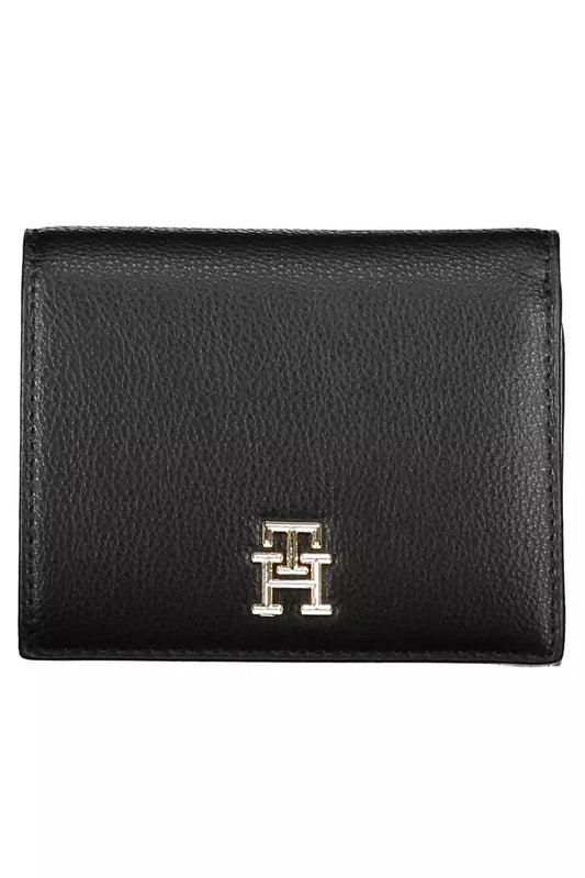 Tommy Hilfiger Black Polyethylene Women Wallet - Ora And Co.