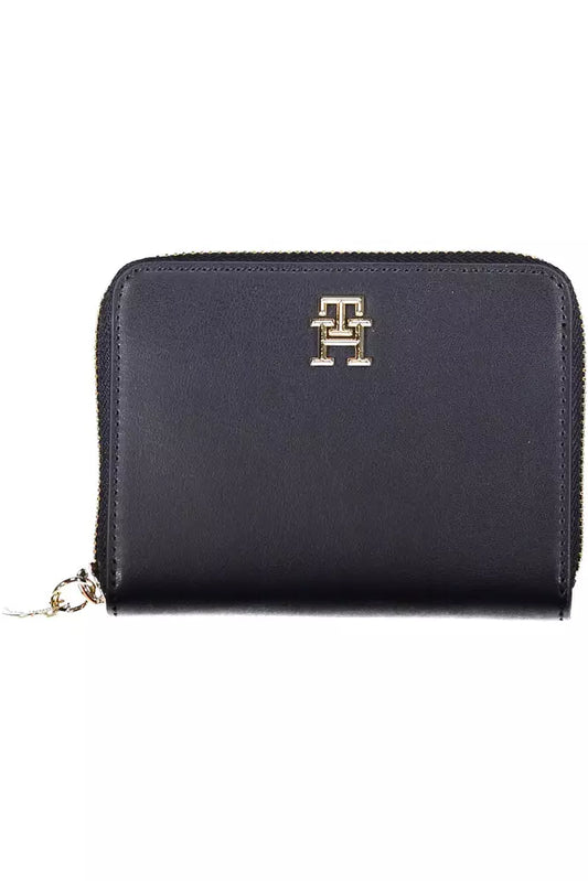 Tommy Hilfiger Blue Polyethylene Women Wallet - Ora And Co.