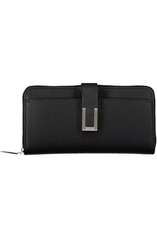 Calvin Klein Black Polyester Women Wallet - Ora And Co.