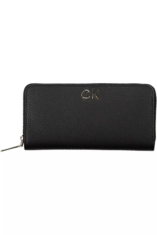 Calvin Klein Black Polyester Women Wallet - Ora And Co.