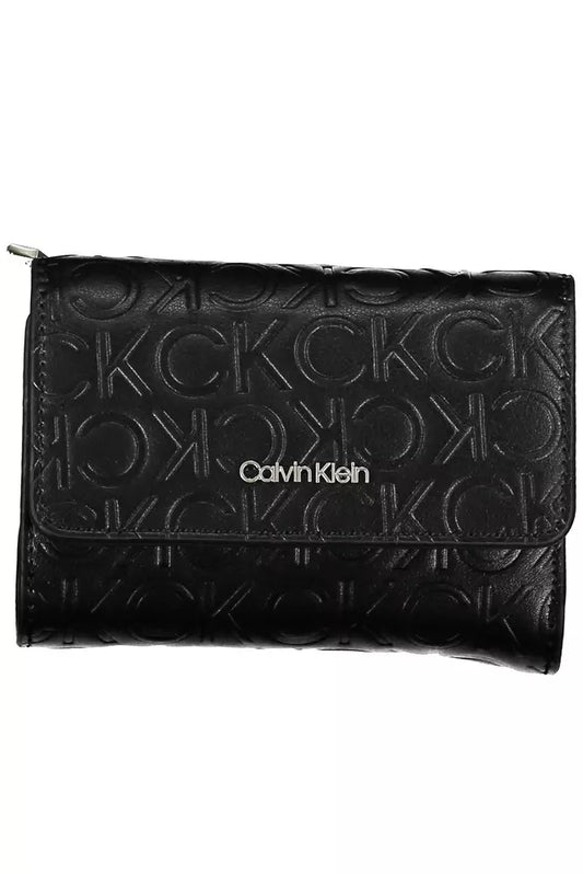 Calvin Klein Black Polyethylene Women Wallet - Ora And Co.