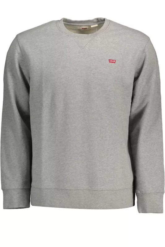 Levi's Gray Cotton Men Sweater - Ora And Co.