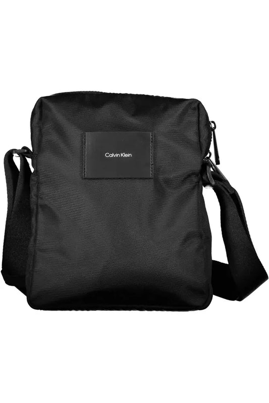 Calvin Klein Black Polyester Men Shoulder Bag - Ora And Co.