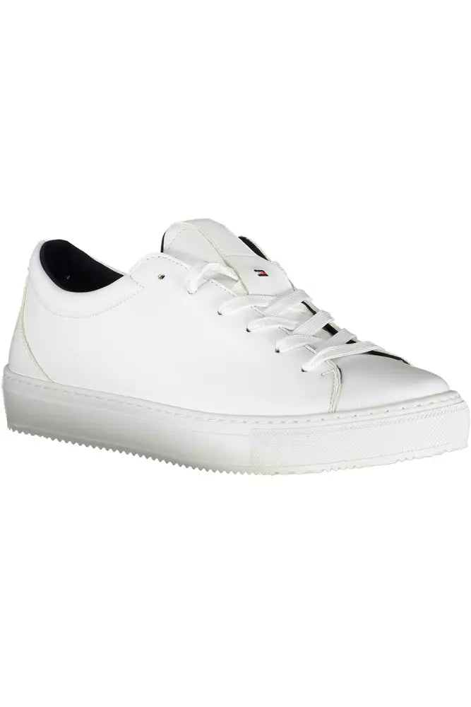 Tommy Hilfiger White Synthetic Women Sneaker - Ora And Co.