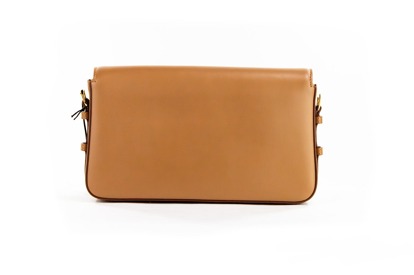 Burberry Grace Small Nutmeg Smooth Leather Flap Crossbody Clutch Handbag Purse - Ora And Co.