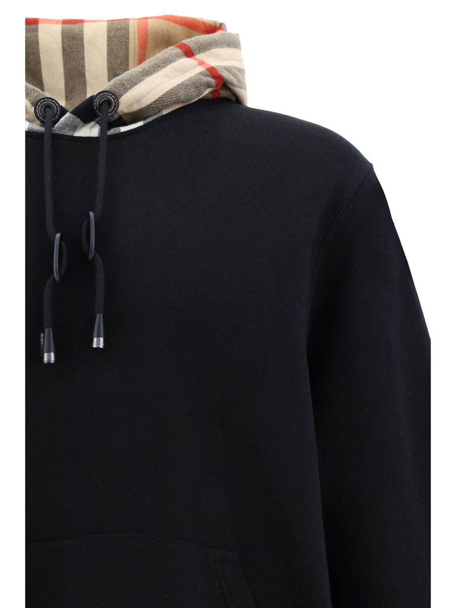 Burberry Elegant Oversize Black Samuel Hoodie - Ora And Co.