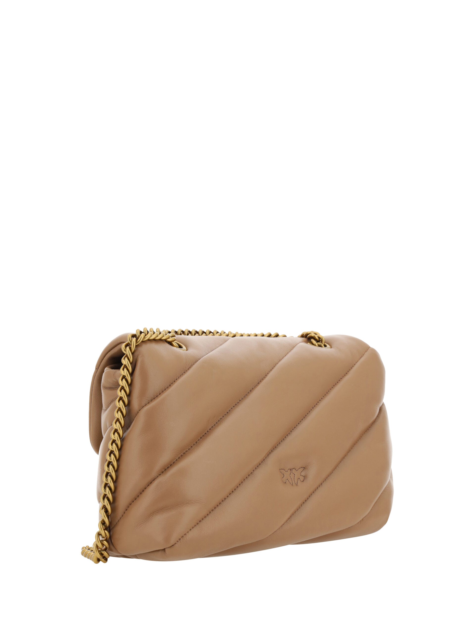 PINKO Elegant Quilted Calf Leather Shoulder Bag - Ora And Co.