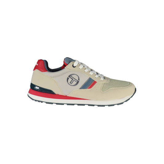 Sergio Tacchini Gray Embroidered Lace-Up Sports Sneakers - Ora And Co.