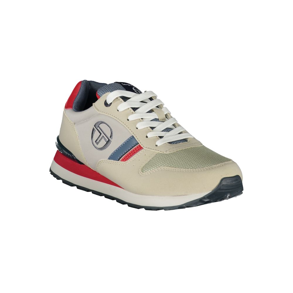 Sergio Tacchini Gray Embroidered Lace-Up Sports Sneakers - Ora And Co.