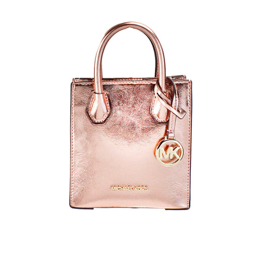 Michael Kors Mercer XS Primrose Metallic North South Shopper Crossbody Bag - Ora And Co.