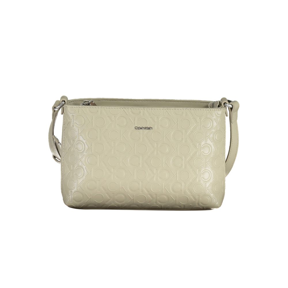 Calvin Klein Beige Polyester Handbag - Ora And Co.