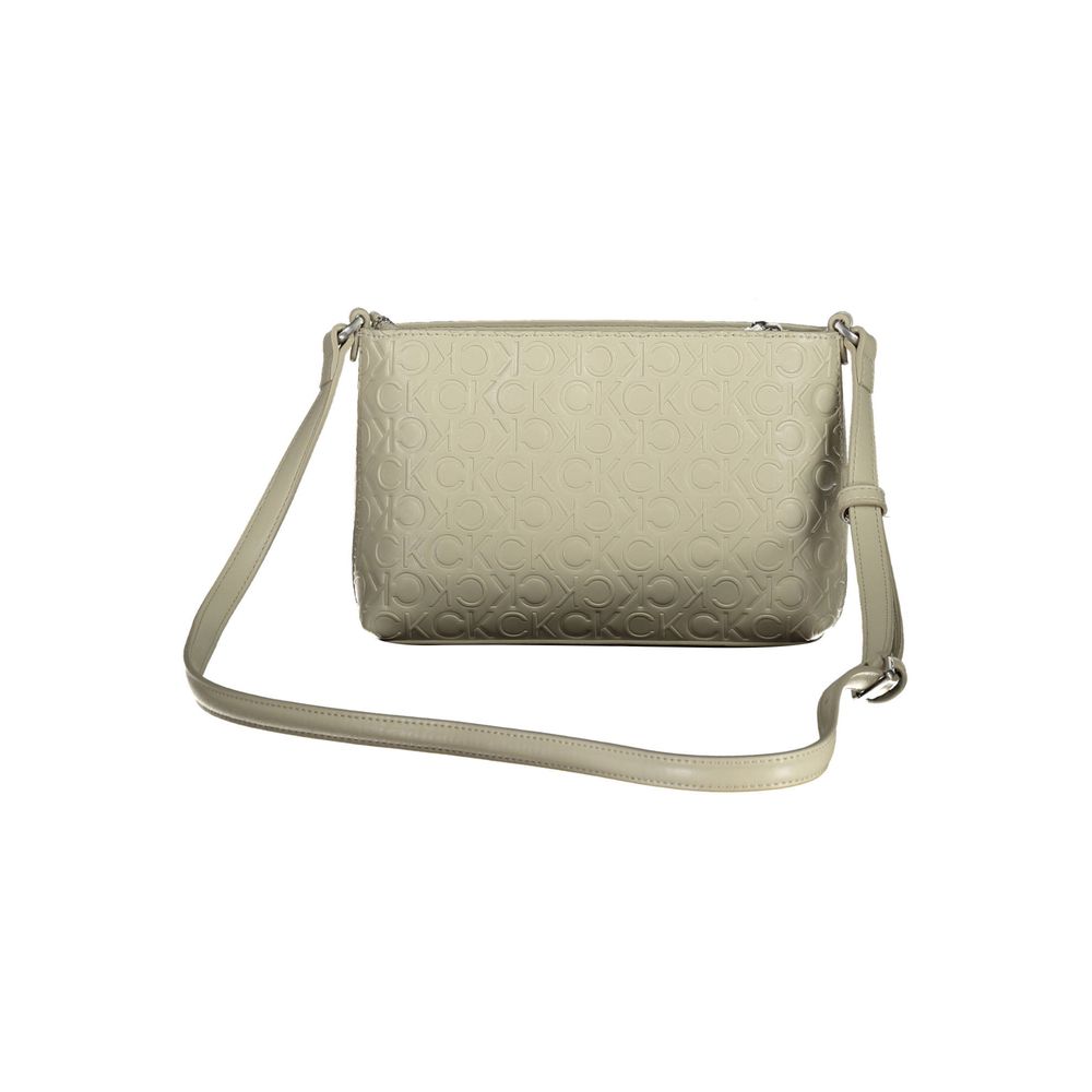 Calvin Klein Beige Polyester Handbag - Ora And Co.